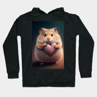 Hamster with Heart 0 Hoodie